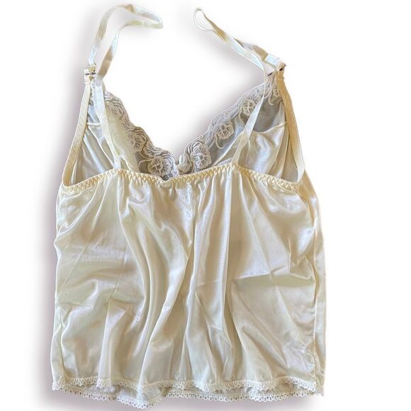 Vintage Ivory Lace Trim Camisole - Picture 2 of 4
